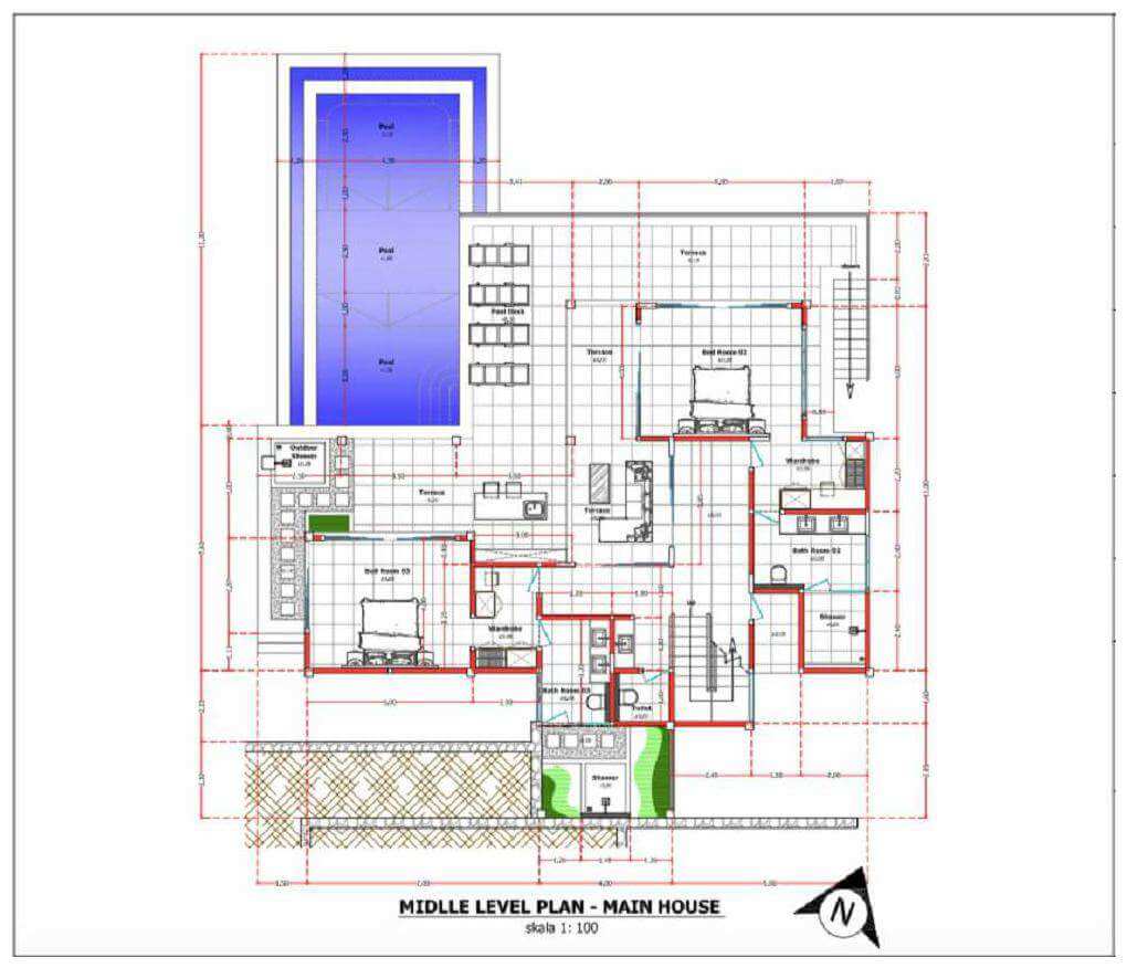 Kaliasem Villa Floorplan Kaliasem Plan Four